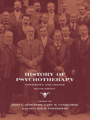 cover image of History of Psychotherapy